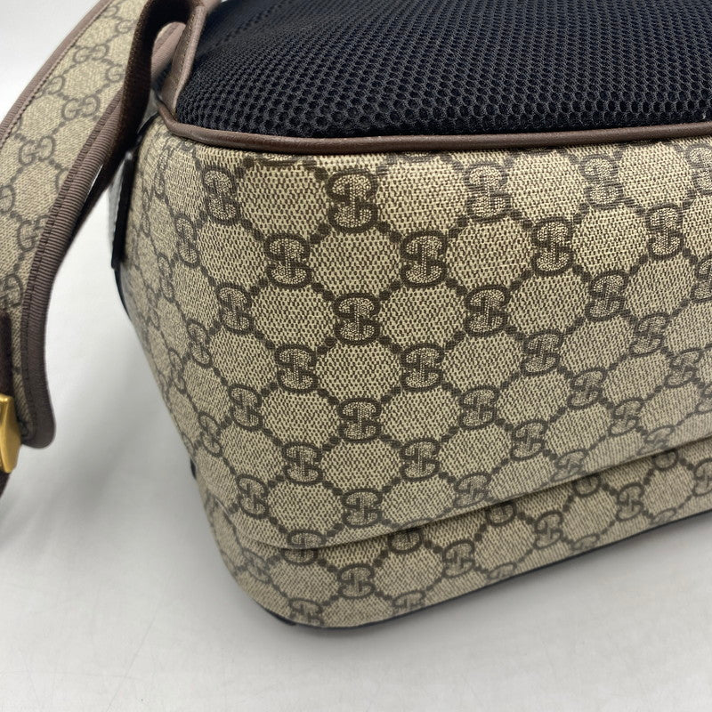 【中古品】【メンズ】 GUCCI グッチ 547967 オフィディア GG ミディアム バックパック カバン リュック 180-260316-ks-17-tei カラー：ベージュ/ダークブラウン 万代Net店
