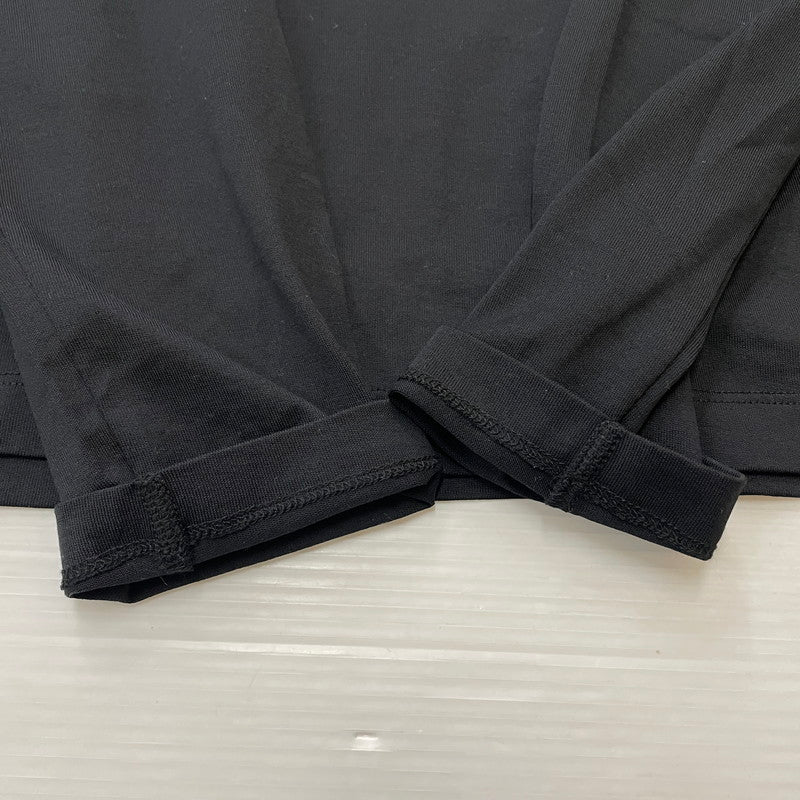 【中古品】【メンズ】 アクネストゥディオズ 19AW EVIAS COTTON-JERSEY HALF-ZIP SHIRT FN-MN-TSHI000070 コットン ジャージ ハーフジップ シャツ 長袖 トップス 141-260318-yo-10-fuzh サイズ：S カラー：ブラック 万代Net店