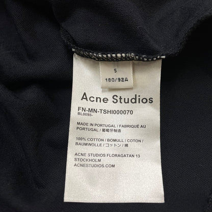 【中古品】【メンズ】 アクネストゥディオズ 19AW EVIAS COTTON-JERSEY HALF-ZIP SHIRT FN-MN-TSHI000070 コットン ジャージ ハーフジップ シャツ 長袖 トップス 141-260318-yo-10-fuzh サイズ：S カラー：ブラック 万代Net店