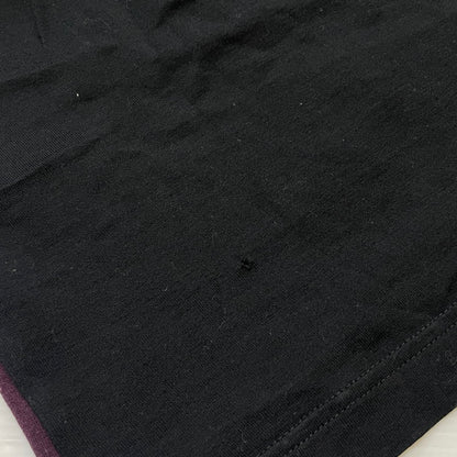 【中古品】【メンズ】 PRADA プラダ GRAPHIC DESIGN BICOLOR T-SHIRT グラフィック デザイン バイカラー Tシャツ 半袖 トップス 141-260318-yo-01-tei サイズ：M カラー：赤紫/ブラック 万代Net店
