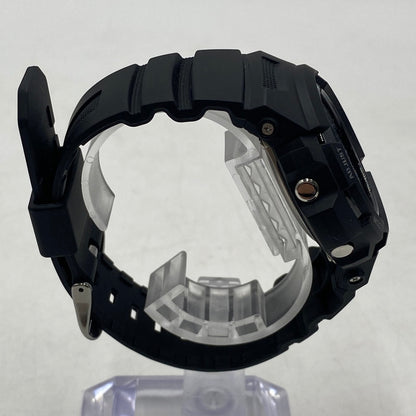 【中古品】【メンズ】 CASIO カシオ 15AW G-SHOCK ANALOG-DIGITAL AWG-100 M100 SERIES AWG-M100SB ジーショック　アナログ デジタル タフソーラー 腕時計 196-260406-ks-23-tei サイズ：※説明書、箱付き カラー：ブラック 万代Net店
