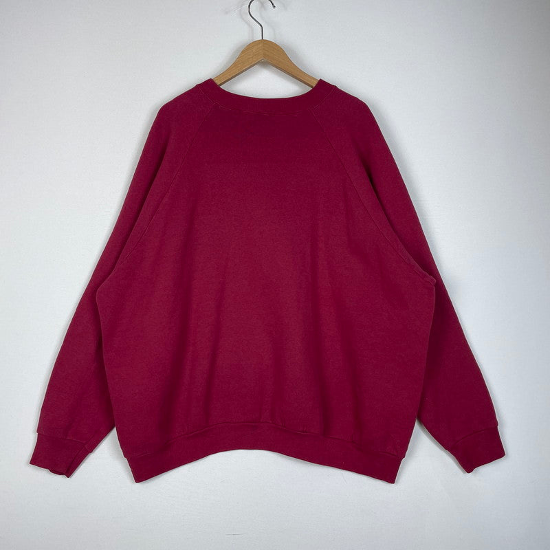 【中古品】【メンズ】 FRUIT O THE LOOM フルーツオブザルーム 90's DEF JAM RECORDS 90年代 デフ・ジャムレコーディングス スウェット 長袖 トップス トレーナー 145-260318-yo-04-tei サイズ：XXXL カラー：レッド 万代Net店