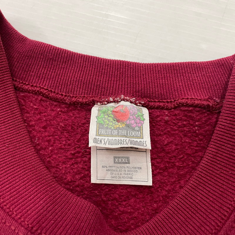 【中古品】【メンズ】 FRUIT O THE LOOM フルーツオブザルーム 90's DEF JAM RECORDS 90年代 デフ・ジャムレコーディングス スウェット 長袖 トップス トレーナー 145-260318-yo-04-tei サイズ：XXXL カラー：レッド 万代Net店