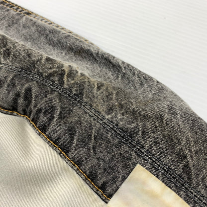 【現状渡し品】【メンズ】 MASTER PIESE マスターピース DENIM JACKET デニムジャケット アウター カバーオール ヴィンテージ加工 142-260330-ko-21-tei サイズ：L カラー：ブラック 万代Net店