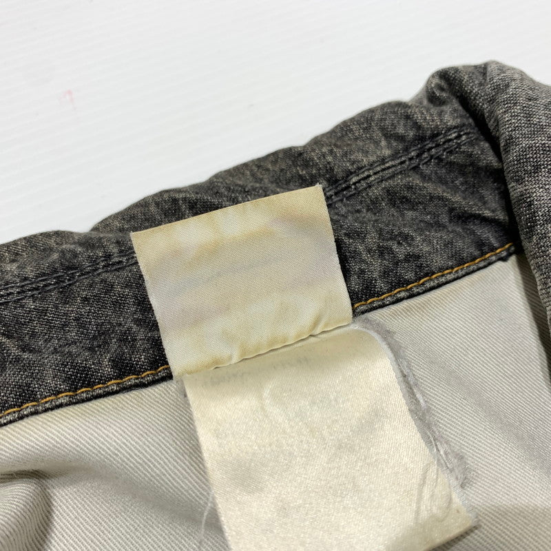 【現状渡し品】【メンズ】 MASTER PIESE マスターピース DENIM JACKET デニムジャケット アウター カバーオール ヴィンテージ加工 142-260330-ko-21-tei サイズ：L カラー：ブラック 万代Net店