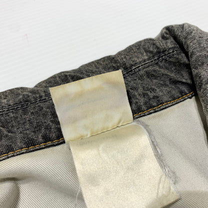 【現状渡し品】【メンズ】 MASTER PIESE マスターピース DENIM JACKET デニムジャケット アウター カバーオール ヴィンテージ加工 142-260330-ko-21-tei サイズ：L カラー：ブラック 万代Net店