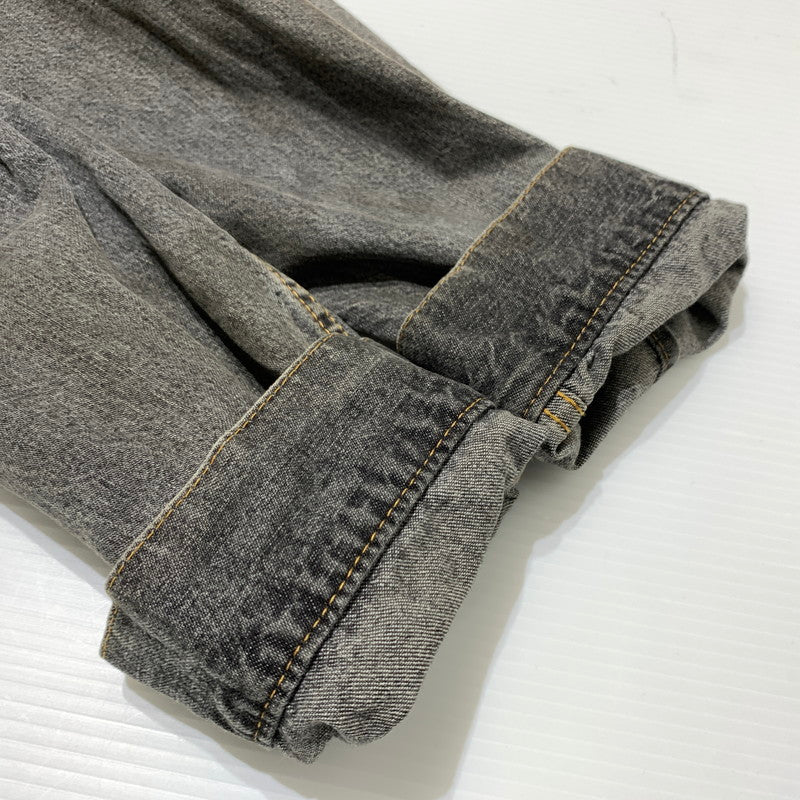 【現状渡し品】【メンズ】 MASTER PIESE マスターピース DENIM JACKET デニムジャケット アウター カバーオール ヴィンテージ加工 142-260330-ko-21-tei サイズ：L カラー：ブラック 万代Net店