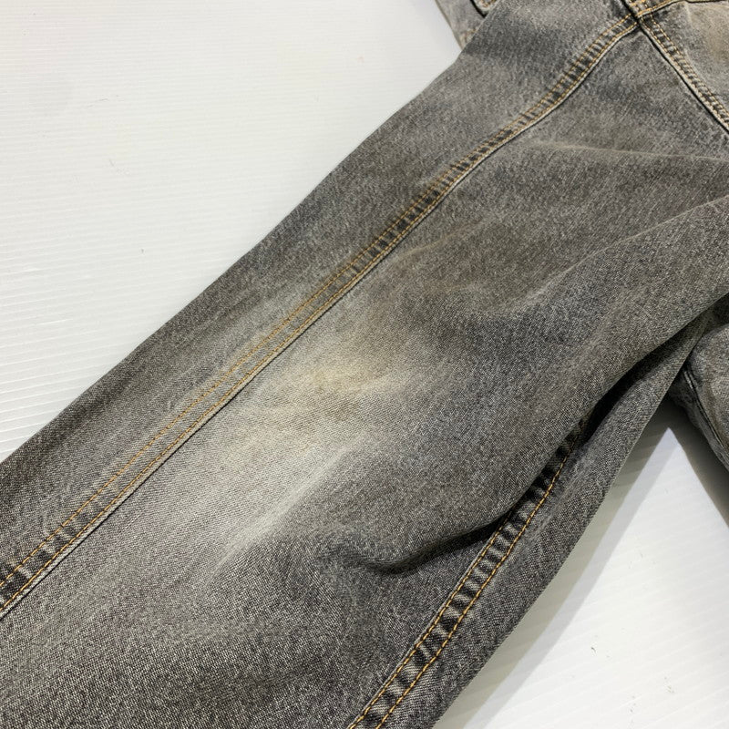 【現状渡し品】【メンズ】 MASTER PIESE マスターピース DENIM JACKET デニムジャケット アウター カバーオール ヴィンテージ加工 142-260330-ko-21-tei サイズ：L カラー：ブラック 万代Net店