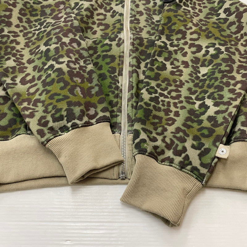 【中古品】【メンズ】 PHINGERIN フィンガリン ZIP HOODIE LEOPARD PD-261-HCS-012 ジップ アップ フーディ 長袖 トップス パーカー 140-260318-yo-09-tei サイズ：L カラー：レオパード 万代Net店
