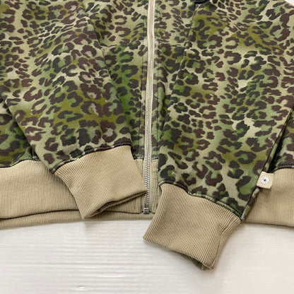 【中古品】【メンズ】 PHINGERIN フィンガリン ZIP HOODIE LEOPARD PD-261-HCS-012 ジップ アップ フーディ 長袖 トップス パーカー 140-260318-yo-09-tei サイズ：L カラー：レオパード 万代Net店