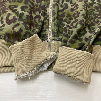 【中古品】【メンズ】 PHINGERIN フィンガリン ZIP HOODIE LEOPARD PD-261-HCS-012 ジップ アップ フーディ 長袖 トップス パーカー 140-260318-yo-09-tei サイズ：L カラー：レオパード 万代Net店