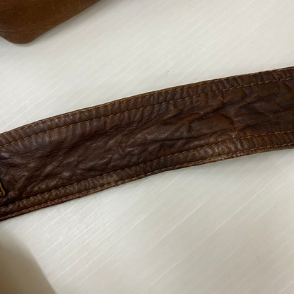 【ジャンク品】【メンズ】 JOURNAL STANDARD ジャーナルスタンダード LAMB LEATHER JACKET ラムレザー ジャケット アウター 147-260401-ks-22-tei サイズ：M カラー：ブラウン 万代Net店