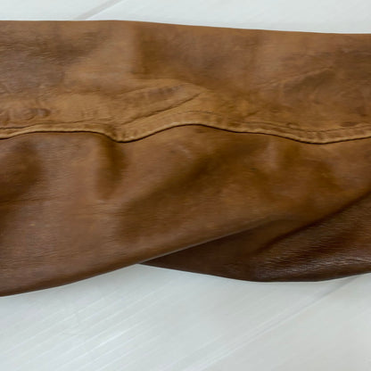 【ジャンク品】【メンズ】 JOURNAL STANDARD ジャーナルスタンダード LAMB LEATHER JACKET ラムレザー ジャケット アウター 147-260401-ks-22-tei サイズ：M カラー：ブラウン 万代Net店