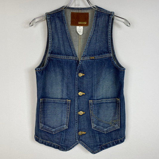 【中古品】【メンズ】 CALEE キャリー DENIM VEST MADE IN JAPAN デニムベスト アウター 日本製 142-260910-ss-01-teih サイズ：Ｍ カラー：インディゴ 万代Net店