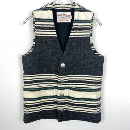【中古品】【メンズ】 CALEE キャリー CONCHO VEST コンチョ 付き ベスト トップス 142-260730-sa-01-tei サイズ：M カラー：ブラック 万代Net店