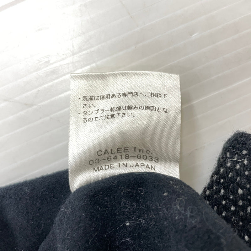 【中古品】【メンズ】 CALEE キャリー CONCHO VEST コンチョ 付き ベスト トップス 142-260730-sa-01-tei サイズ：M カラー：ブラック 万代Net店