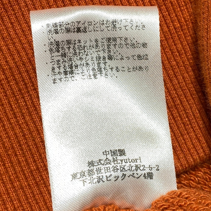【中古品】【メンズ】 9090 ナインティナインティ PULLOVER FOODIE プルオーバー フーディー 長袖 トップス パーカー 147-260824-sa-13-tei サイズ：L カラー：オレンジ 万代Net店