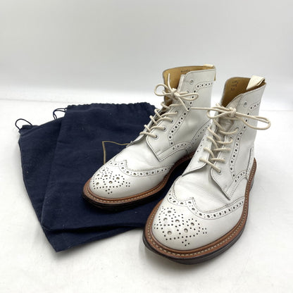 【中古品】【メンズ】 Tricker's トリッカーズ COUNTRY BOOTS m2508 840896 カントリーブーツ 靴 シューズ 164-260420-yo-15-tei サイズ：8 1/2 カラー：ホワイト 万代Net店