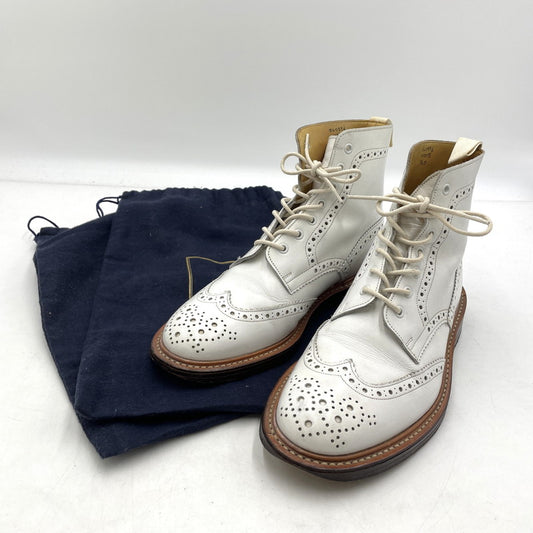 【中古品】【メンズ】 Tricker's トリッカーズ COUNTRY BOOTS m2508 840896 カントリーブーツ 靴 シューズ 164-260420-yo-15-tei サイズ：8 1/2 カラー：ホワイト 万代Net店