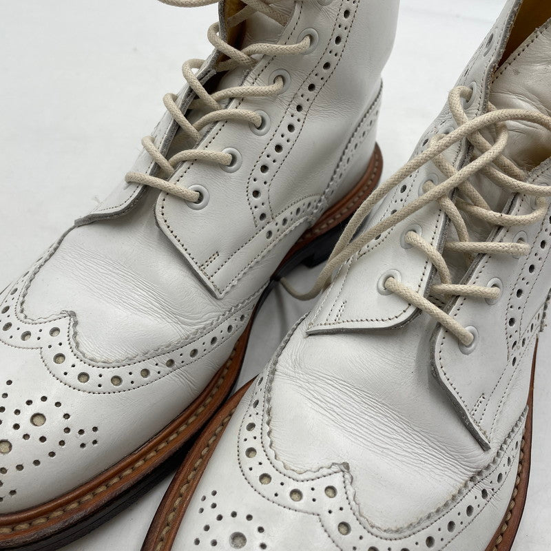 【中古品】【メンズ】 Tricker's トリッカーズ COUNTRY BOOTS m2508 840896 カントリーブーツ 靴 シューズ 164-260420-yo-15-tei サイズ：8 1/2 カラー：ホワイト 万代Net店