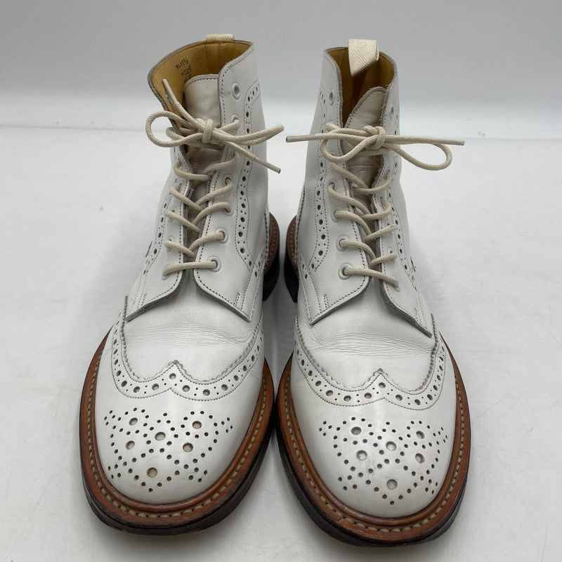 【中古品】【メンズ】 Tricker's トリッカーズ COUNTRY BOOTS m2508 840896 カントリーブーツ 靴 シューズ 164-260420-yo-15-tei サイズ：8 1/2 カラー：ホワイト 万代Net店
