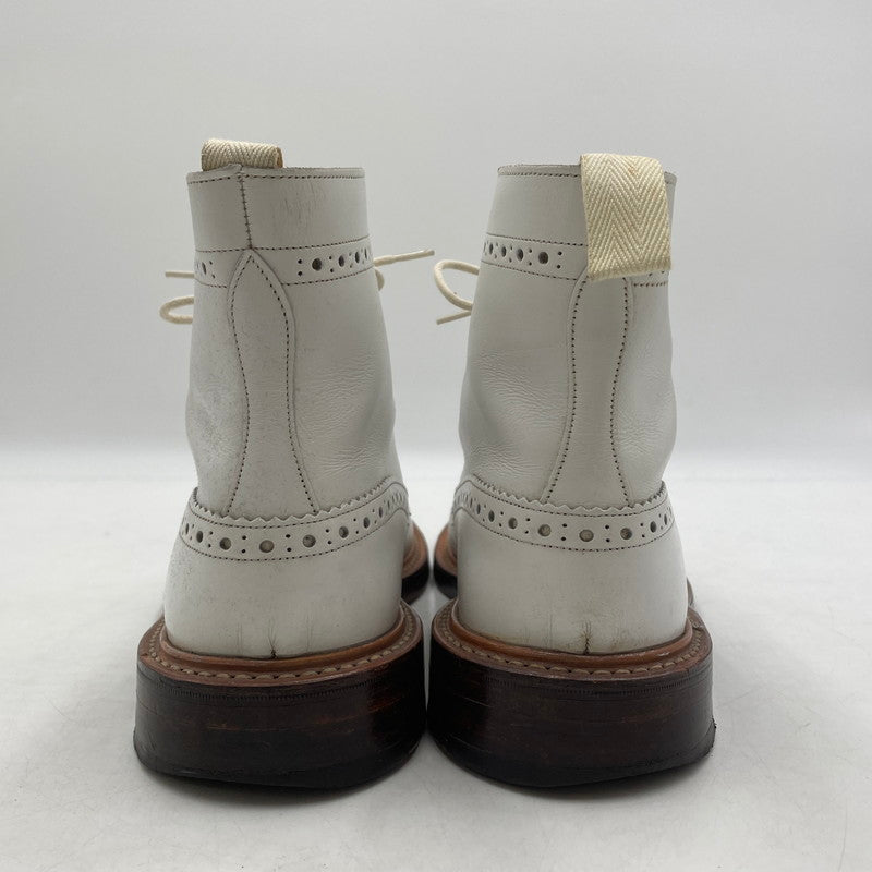 【中古品】【メンズ】 Tricker's トリッカーズ COUNTRY BOOTS m2508 840896 カントリーブーツ 靴 シューズ 164-260420-yo-15-tei サイズ：8 1/2 カラー：ホワイト 万代Net店