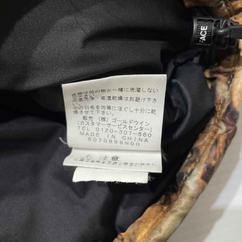 【中古品】【メンズ】 Supreme シュプリーム × THE NORTH FACE ザ・ノースフェイス 別注 コラボ 16AW LEAVES NUPTSE JACKET ND51602I リーブス ヌプシ ジャケット アウター ダウンジャケット 149-260404-yo-19-tei サイズ：S カラー：柄 万代Net店