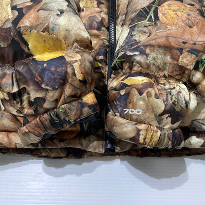 【中古品】【メンズ】 Supreme シュプリーム × THE NORTH FACE ザ・ノースフェイス 別注 コラボ 16AW LEAVES NUPTSE JACKET ND51602I リーブス ヌプシ ジャケット アウター ダウンジャケット 149-260404-yo-19-tei サイズ：S カラー：柄 万代Net店