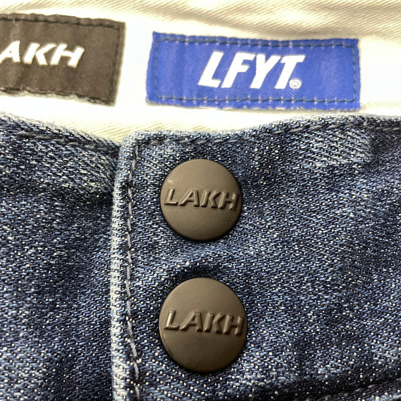 【中古品】【メンズ】 LFYT エルエフワイティー × LAKH ラク 別注コラボ 10 POCKETS DENIM PANTS 10ポケット デニムパンツ ボトムス ジーンズ 153-260806-ss-08-tei サイズ：L カラー：インディゴ 万代Net店