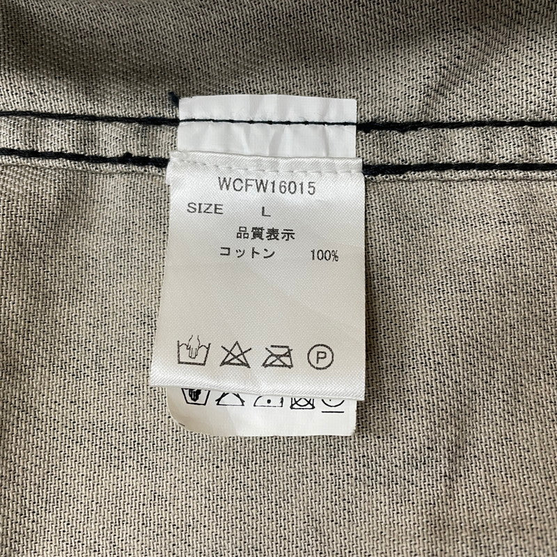 【中古品】【メンズ】 WILLY CHAVARIA ウィリーチャバリア DENIM COAT WCFW16015 デニムコート ライトアウター 141-260623-yo-04-tei サイズ：L カラー：グレー 万代Net店