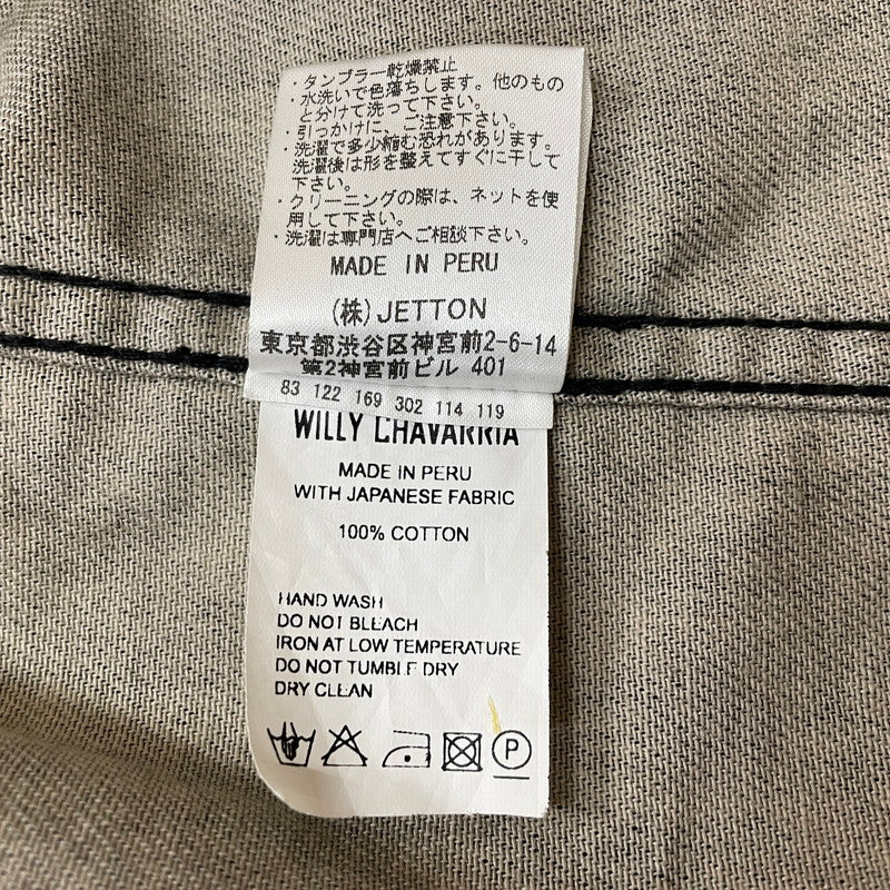 【中古品】【メンズ】 WILLY CHAVARIA ウィリーチャバリア DENIM COAT WCFW16015 デニムコート ライトアウター 141-260623-yo-04-tei サイズ：L カラー：グレー 万代Net店