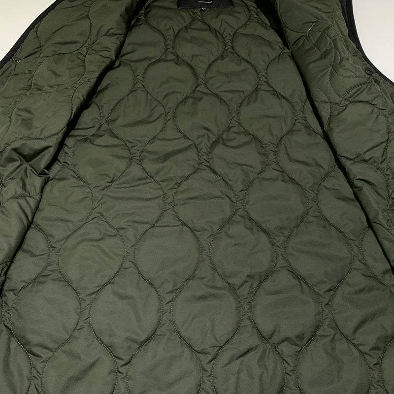 【現状渡し品】【メンズ】 HYDROGEN ハイドロゲン QUILTED VEST キルティングベスト ライトアウター 141-260720-ko-15-tei サイズ：XXXL カラー：ブラック 万代Net店