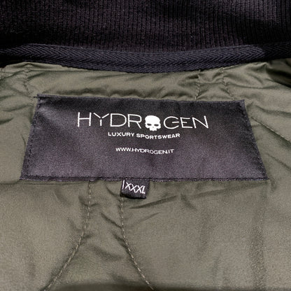 【現状渡し品】【メンズ】 HYDROGEN ハイドロゲン QUILTED VEST キルティングベスト ライトアウター 141-260720-ko-15-tei サイズ：XXXL カラー：ブラック 万代Net店