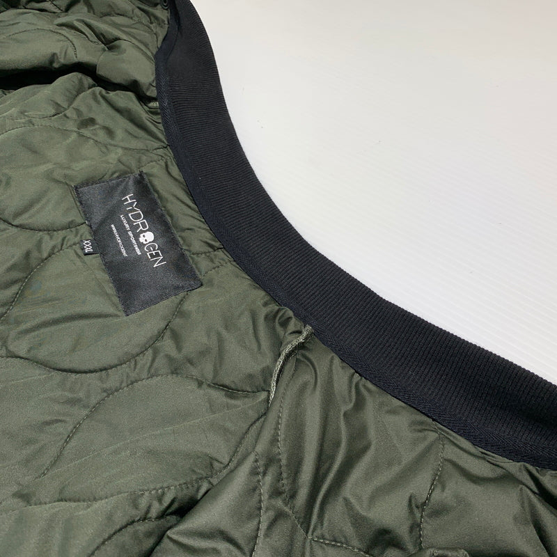 【現状渡し品】【メンズ】 HYDROGEN ハイドロゲン QUILTED VEST キルティングベスト ライトアウター 141-260720-ko-15-tei サイズ：XXXL カラー：ブラック 万代Net店