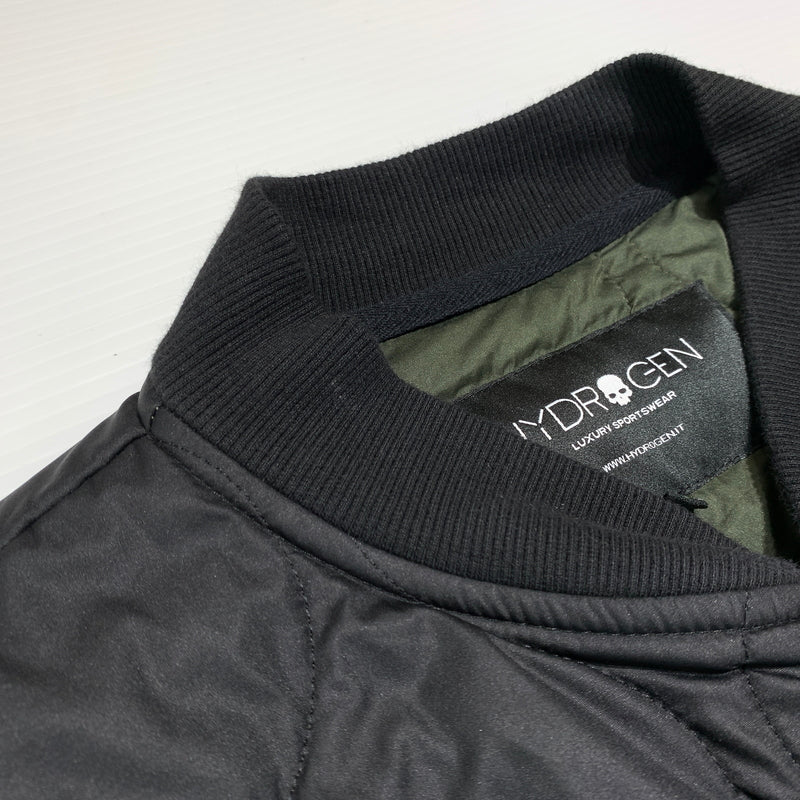 【現状渡し品】【メンズ】 HYDROGEN ハイドロゲン QUILTED VEST キルティングベスト ライトアウター 141-260720-ko-15-tei サイズ：XXXL カラー：ブラック 万代Net店