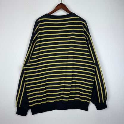 【中古品】【メンズ】 BALENCIAGA バレンシアガ HOMME OVERSIZED SWEAT 485947 オム オーバーサイズ スウェット 長袖 トップス トレーナー 141-260318-yo-05-tei サイズ：L カラー：ブラック/イエロー 万代Net店