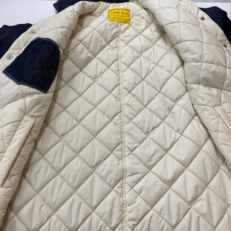【中古品】【メンズ】 Levi's リーバイス REVERSIBLE QUILTED COAT リバーシブル キルティング コート アウター 145-260401-ks-19-tei サイズ：S カラー：ホワイト 万代Net店