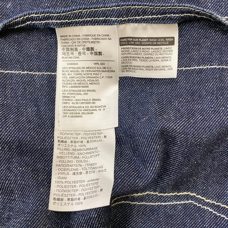 【中古品】【メンズ】 Levi's リーバイス REVERSIBLE QUILTED COAT リバーシブル キルティング コート アウター 145-260401-ks-19-tei サイズ：S カラー：ホワイト 万代Net店