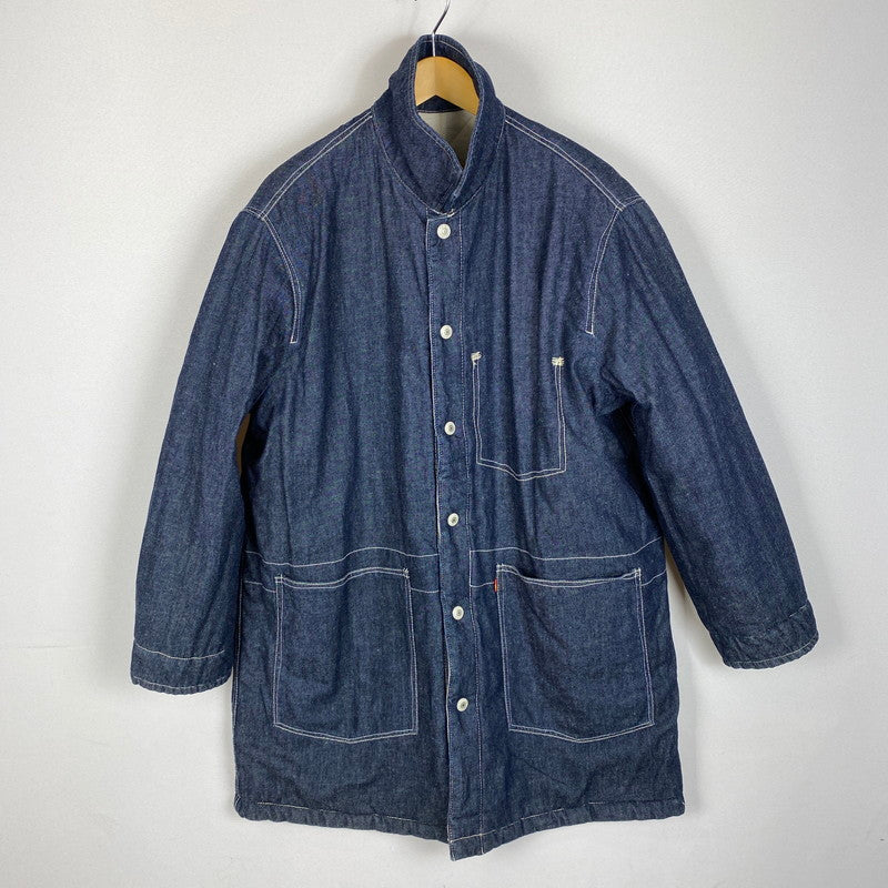 【中古品】【メンズ】 Levi's リーバイス REVERSIBLE QUILTED COAT リバーシブル キルティング コート アウター 145-260401-ks-19-tei サイズ：S カラー：ホワイト 万代Net店