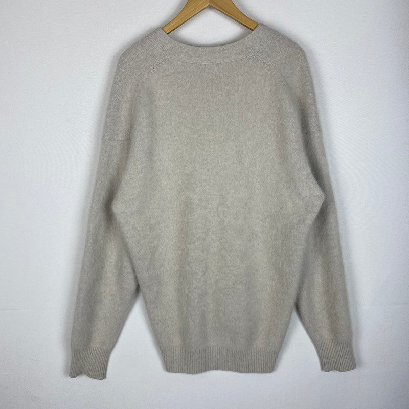 【中古品】【メンズ】 Ron Herman ロンハーマン RACCOON KNIT CARDIGAN 3620800033 ラクーン ニット カーディガン 長袖 トップス 140-260325-ks-15-tei サイズ：L カラー：ライトグレー 万代Net店