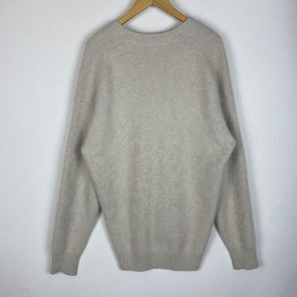 【中古品】【メンズ】 Ron Herman ロンハーマン RACCOON KNIT CARDIGAN 3620800033 ラクーン ニット カーディガン 長袖 トップス 140-260325-ks-15-tei サイズ：L カラー：ライトグレー 万代Net店
