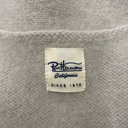 【中古品】【メンズ】 Ron Herman ロンハーマン RACCOON KNIT CARDIGAN 3620800033 ラクーン ニット カーディガン 長袖 トップス 140-260325-ks-15-tei サイズ：L カラー：ライトグレー 万代Net店