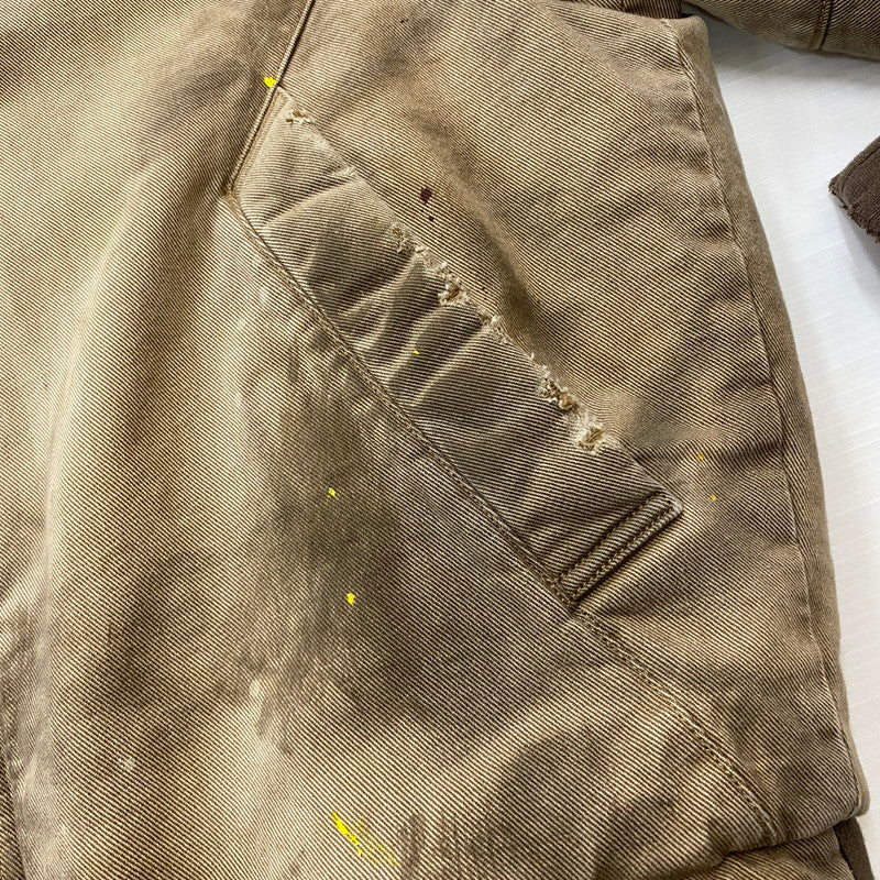 【現状渡し品】【メンズ】 Vuja Dé ヴジャ・デ BECK DESTROYED HOODED BOMBER JACKET ベック ディストロイド フーテッド ボンバージャケット アウター 140-260325-ks-10-tei サイズ：M カラー：ベージュ 万代Net店