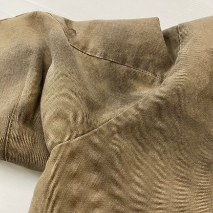 【現状渡し品】【メンズ】 Vuja Dé ヴジャ・デ BECK DESTROYED HOODED BOMBER JACKET ベック ディストロイド フーテッド ボンバージャケット アウター 140-260325-ks-10-tei サイズ：M カラー：ベージュ 万代Net店