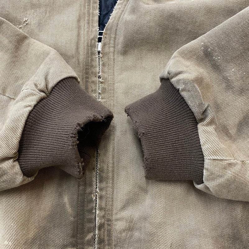 【現状渡し品】【メンズ】 Vuja Dé ヴジャ・デ BECK DESTROYED HOODED BOMBER JACKET ベック ディストロイド フーテッド ボンバージャケット アウター 140-260325-ks-10-tei サイズ：M カラー：ベージュ 万代Net店
