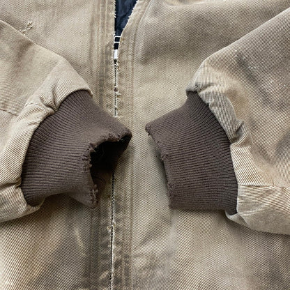【現状渡し品】【メンズ】 Vuja Dé ヴジャ・デ BECK DESTROYED HOODED BOMBER JACKET ベック ディストロイド フーテッド ボンバージャケット アウター 140-260325-ks-10-tei サイズ：M カラー：ベージュ 万代Net店