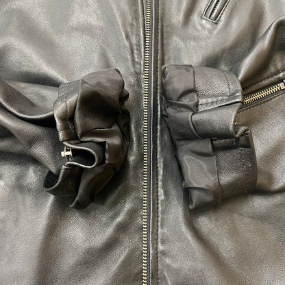 【中古美品】【メンズ】 JOURNAL STANDARD ジャーナルスタンダード 26's SHEEP SKIN WASHED LEATHER RIDERS JACKET 26-011-600-5570-1-0 シープスキン ウォッシュド レザー ライダース ジャケット ライトアウター 147-260325-ks-05-tei サイズ：M カラー：ブラック 万代Net店