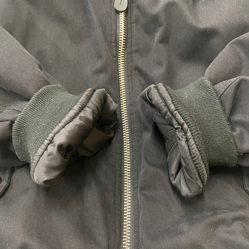 【中古品】【メンズ】 F.M.C.D. エフエムシーディー PADDED BOMBER JACKET デタッチャブルファーフード付き コットン ボンバージャケット アウター 141-260325-ks-03-tei サイズ：S カラー：ブラック 万代Net店