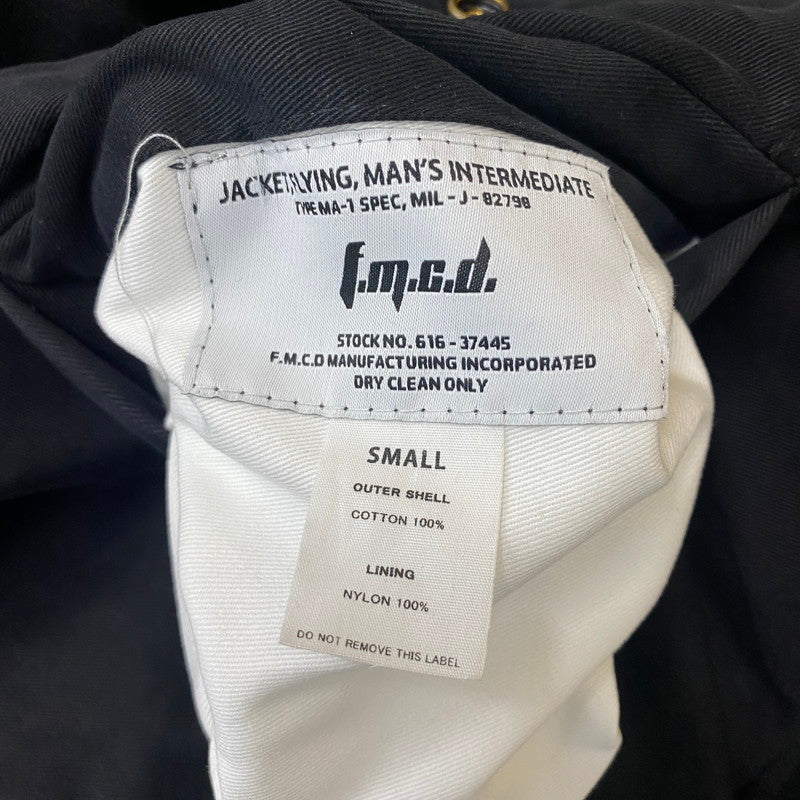 【中古品】【メンズ】 F.M.C.D. エフエムシーディー PADDED BOMBER JACKET デタッチャブルファーフード付き コットン ボンバージャケット アウター 141-260325-ks-03-tei サイズ：S カラー：ブラック 万代Net店