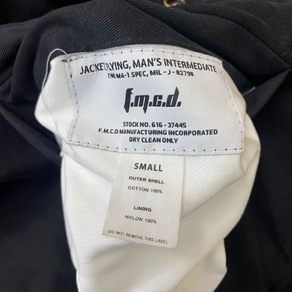 【中古品】【メンズ】 F.M.C.D. エフエムシーディー PADDED BOMBER JACKET デタッチャブルファーフード付き コットン ボンバージャケット アウター 141-260325-ks-03-tei サイズ：S カラー：ブラック 万代Net店